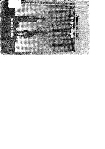 Antropologia En Sentido Pragmatico