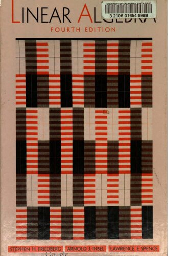 Linear Algebra, 4th Edition