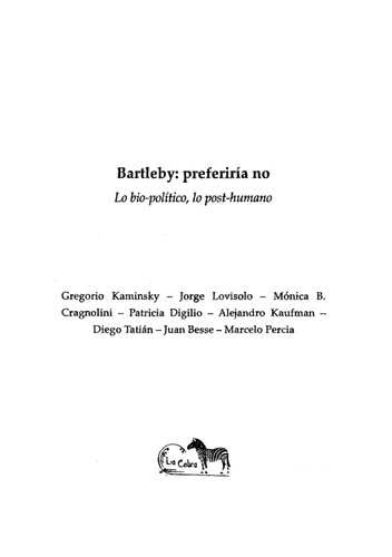 Bartleby Preferiria No