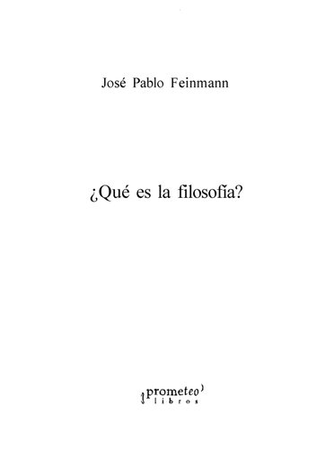 Que Es La Filosofia