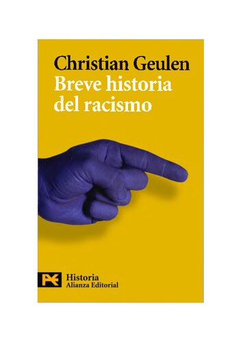 Breve Historia Del Racismo