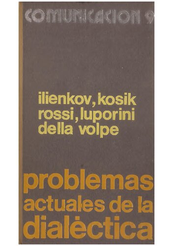 Problemas Actuales De La Dialectica