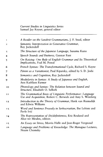 Language and problems of knowledge: The Managua lectures