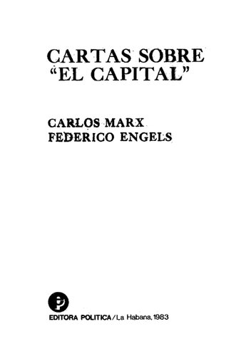 Cartas Sobre El Capital