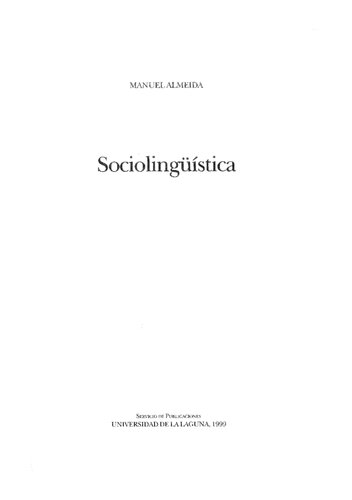 Sociolinguistica