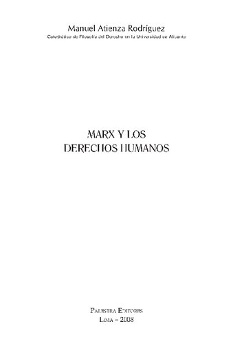Marx y los derechos humanos; Atienza.pdf