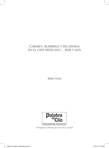 Cabaret Rumberas Y Pecadoras En El Cine Mexicano