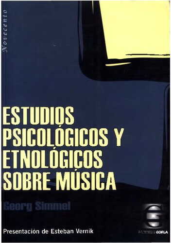 Estudios psicológicos y etnológicos sobre música
