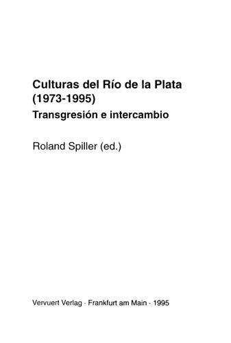 Culturas Del Rio De La Plata (1973
