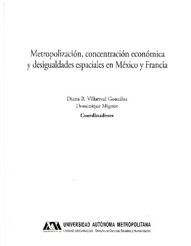 Metropolizacion Concentracion Economica Y Desigualdades Espaciales En Mexico Y Francia