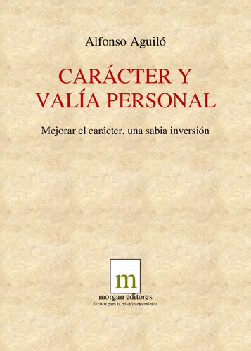 Caracter Y Valia Personal