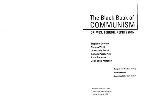 The Black Book Of Communism