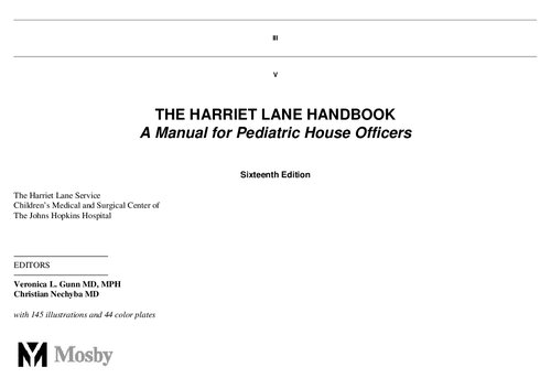 The Harriet Lane Handbook