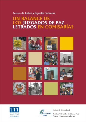 Un Balance De Los Juzgados De Paz Letrados En Comisarias (peru)