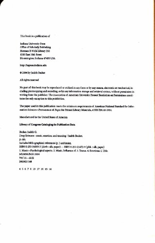 Deep Listeners: Music, Emotion, and Trancing