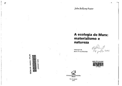 A ecologia de Marx: materialismo e natureza