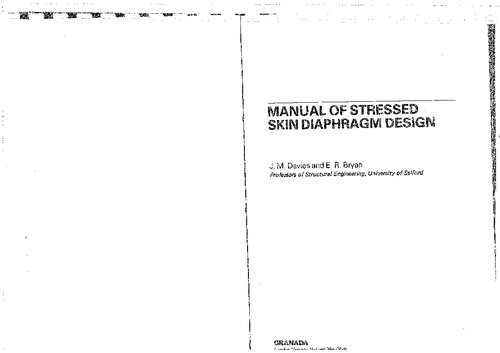 Manual of Stressed Skin Diaphragm Design