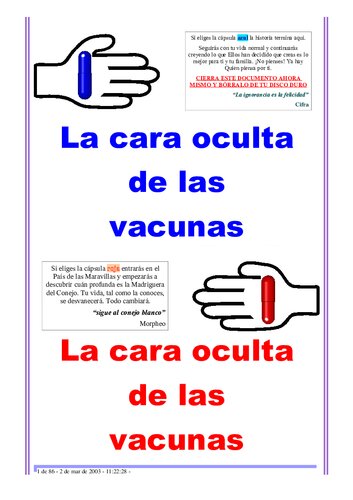 La Cara Oculta De Las Vacunas