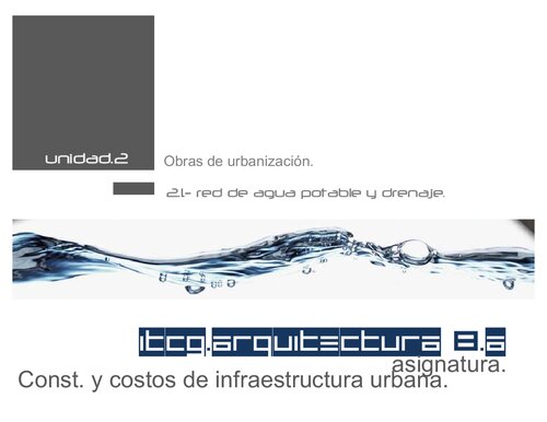 Red Agua De Potable Y Drenaje