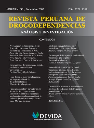 Revista Peruana De Drogodependencias 5