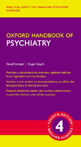 Oxford handbook of psychiatry
