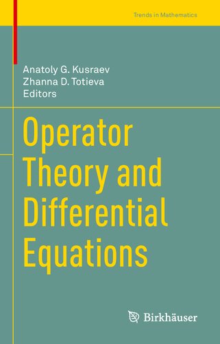 Operator Theory and Differential Equations