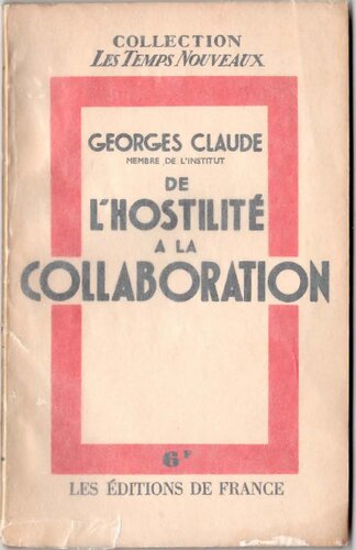 De l'hostilité à la collaboration