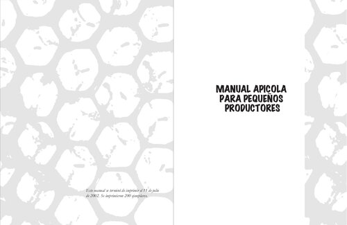 Manual apicola para pequeños productores