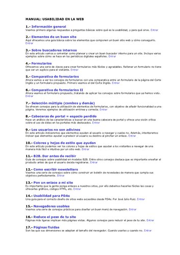 MANUAL: USABILIDAD EN LA WEB