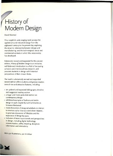 History of Modern Design