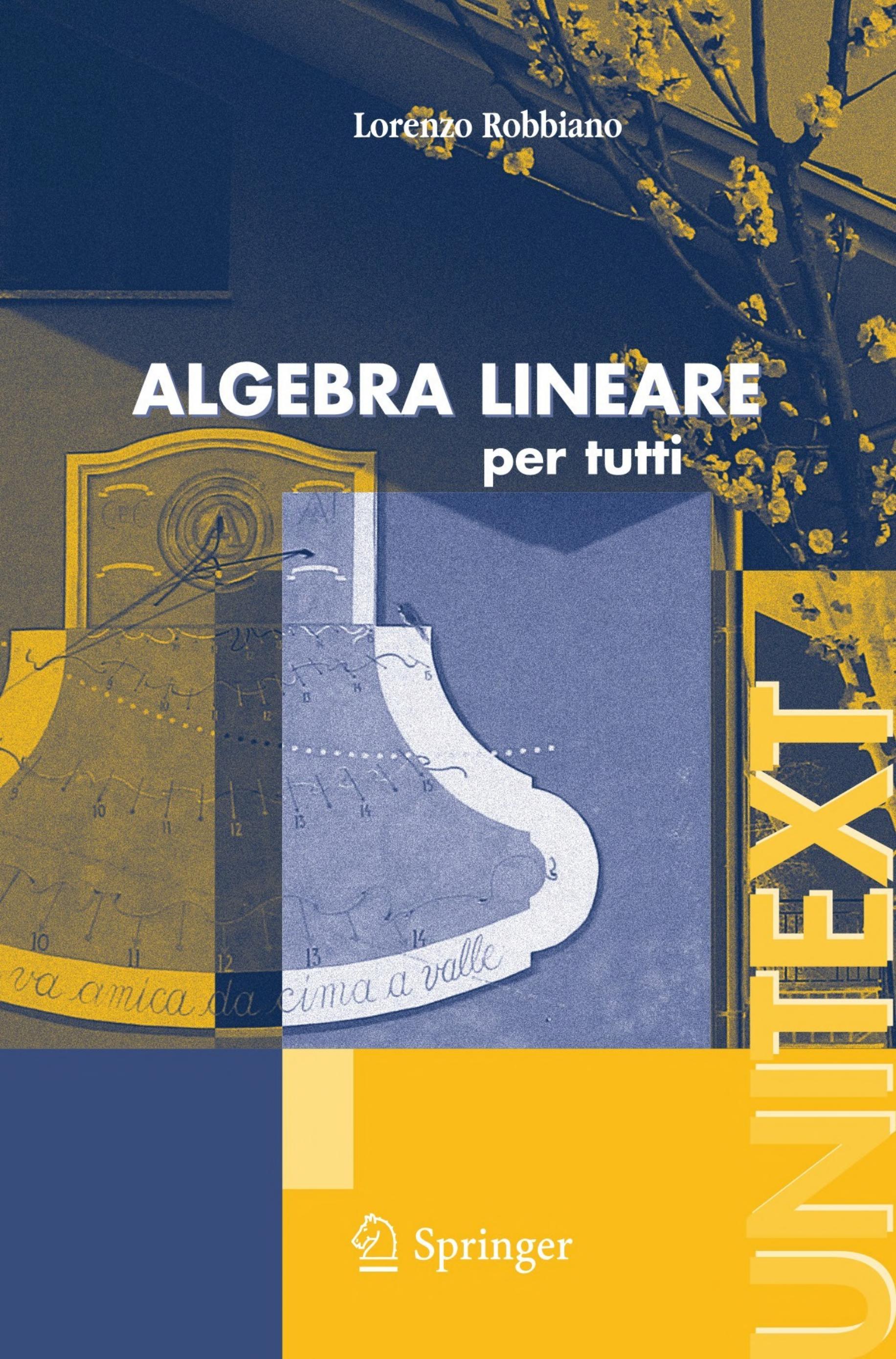 Algebra lineare: per tutti