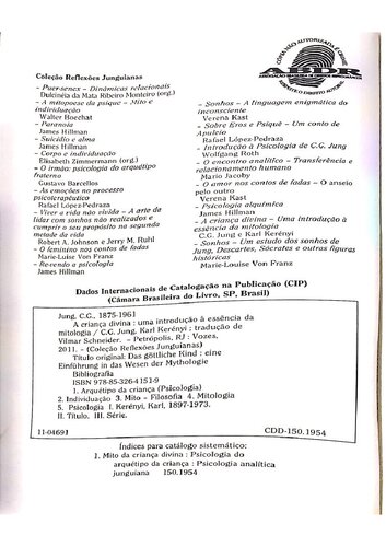 A criança divina: uma introdução à essência da mitologia