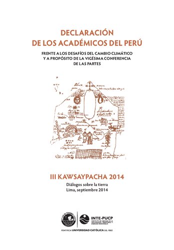 Declaración de los académicos del Perú frente a los desafíos del cambio climático y a propósito de la Vigésima Conferencia de las Partes