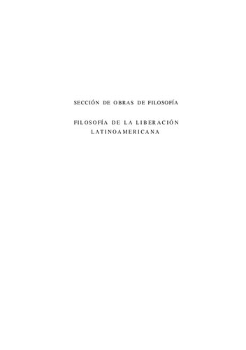 Filosofía de la liberación latinoamericana