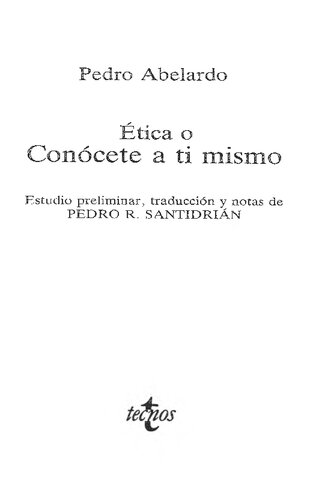 Etica O Conocete A Ti Mismo