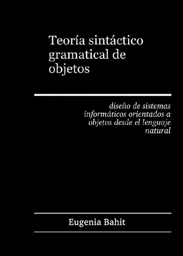 Teoria Sintactico Gramatical De Objetos