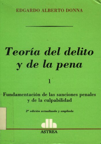 Teoria Del Delito Y De La Pena