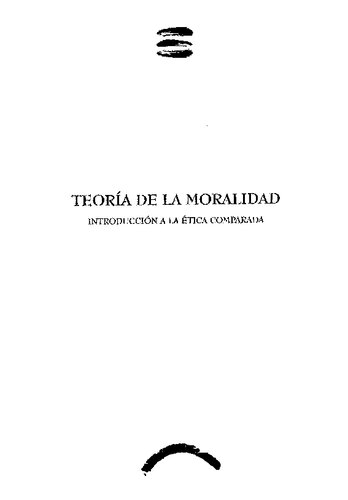 Teoría de la moralidad