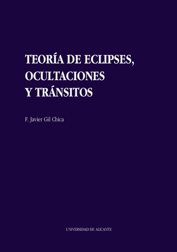 Teoria de eclipses,ocultaciones y transitos
