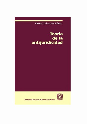 Teoria De La Antijuridicidad