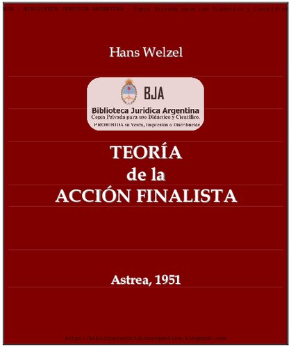 Teoria de la Accion Finalista