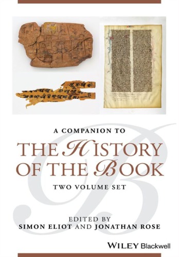 Companion To The History Of The Book