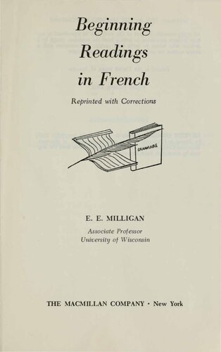 Beginning Readings in French