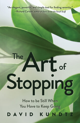 The Art of Stopping: How to Be Still When You Have to Keep Going