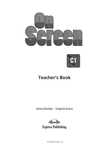 On Screen C1 - Teacher's Book