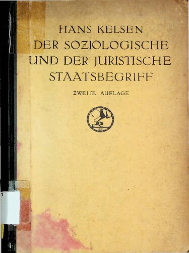 Der Soziologische und der Juristische Staatsbegriff