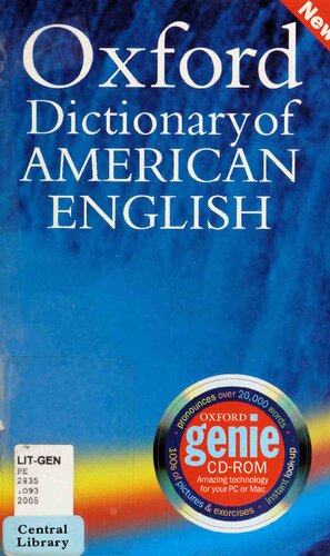 The Oxford dictionary of American English.