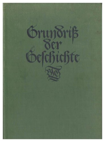 Grundriss der Geschichte fuer die Oberstufe