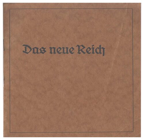 Das Neue Reich. Ein Atlas des Deutschen Reiches nach dem Gesetz zur Reichsreform vom 30 Januar 1934 (Scan 1934)