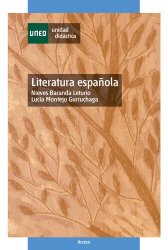 Literatura española (UNIDAD DIDÁCTICA) (Spanish Edition)